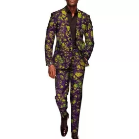 African Two Piece Suit