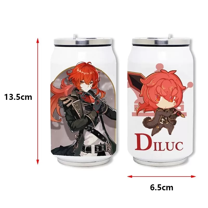 Anime Bungo Stray Dogs Thermoses Cups Dazai Osamu Nakahara Chuuya Tumbler Thermos Cup Pattern Customized Vacuum Flasks High Quality