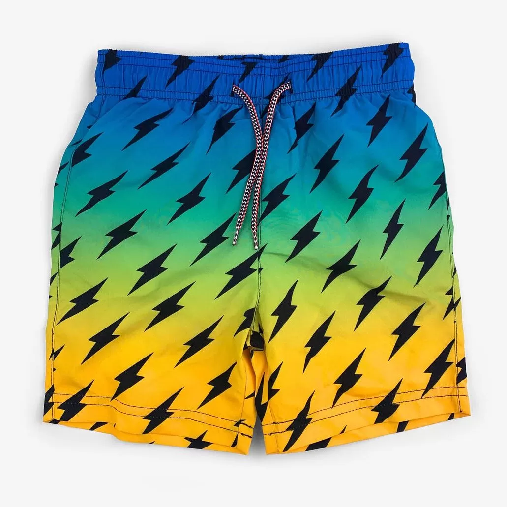 Appaman Mid Length Swim Trunks - Lightning