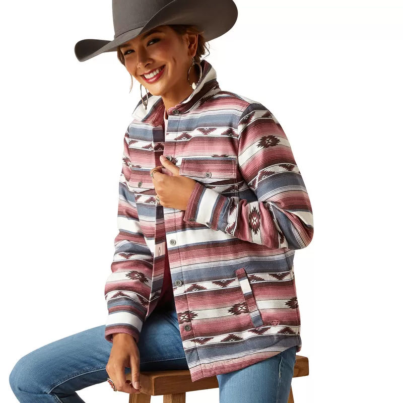 'Ariat' Women's Shacket Shirt Jacket - Serape