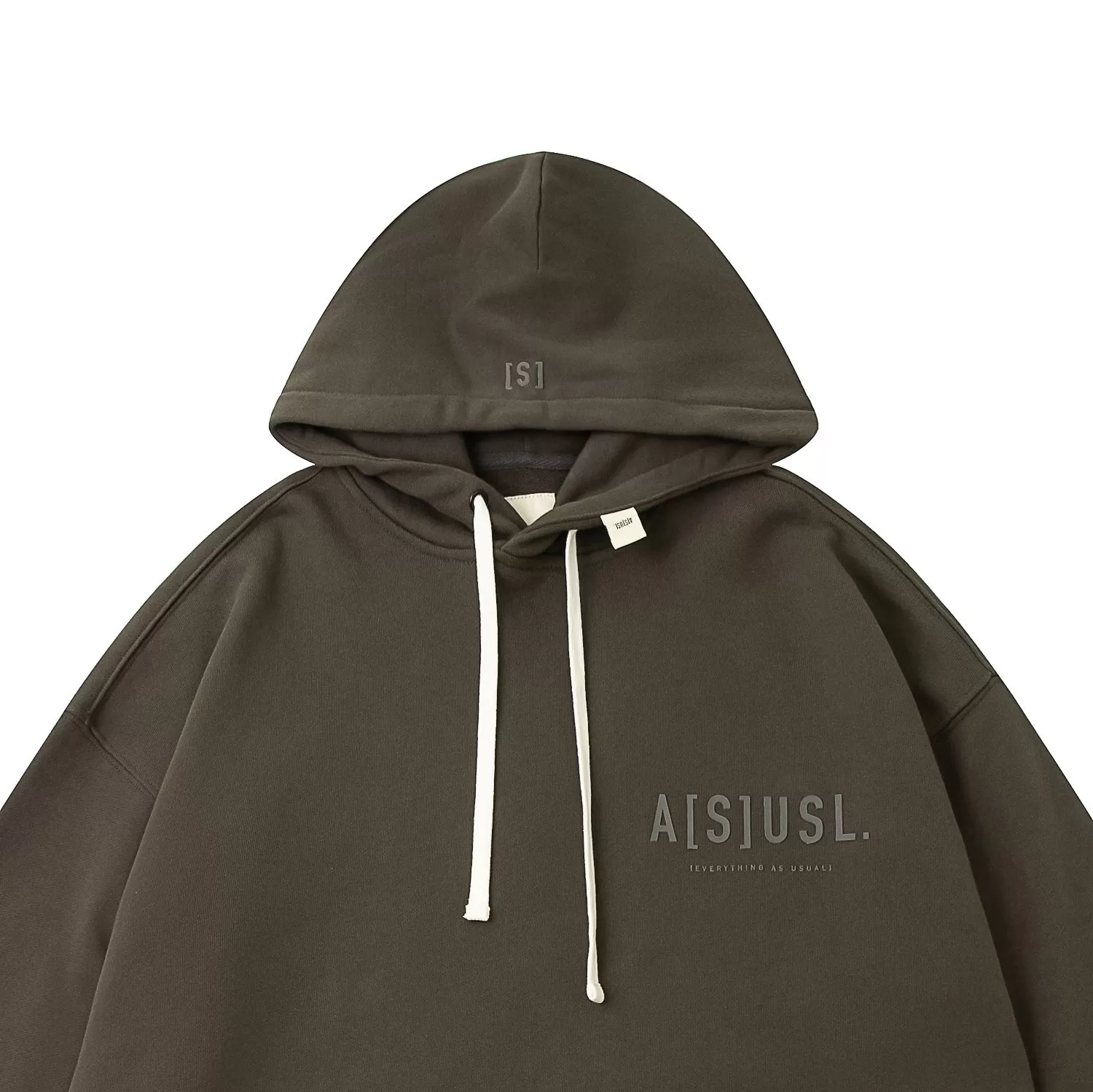 A[S]USL KID'S TONAL LOGO HOODIES-CHARCOAL