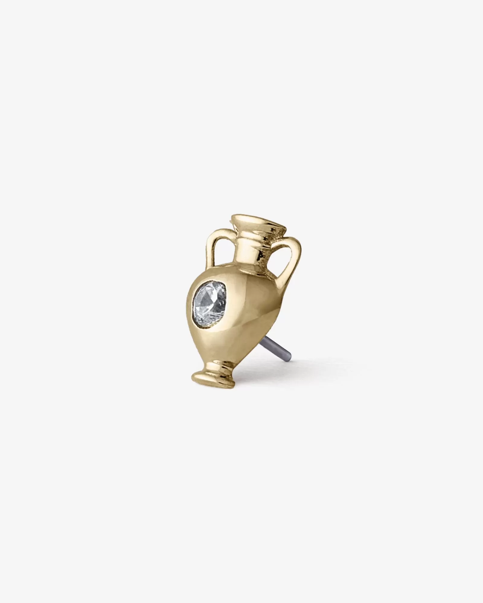 Athena Threadless End (14K Gold)