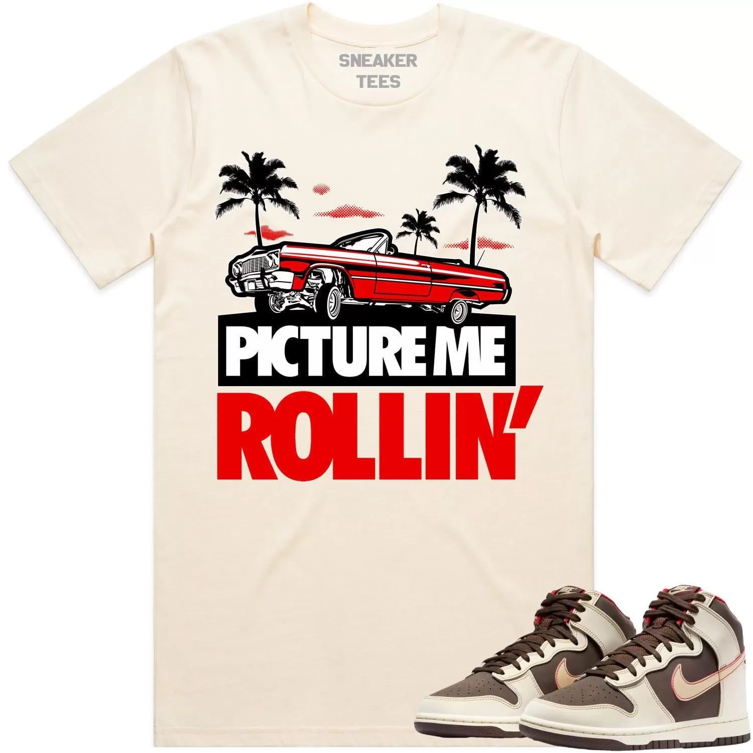 Baroque Brown Dunks Shirt to Match - RED PMR