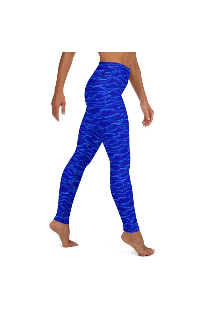 Become like water my friend Yoga Leggings