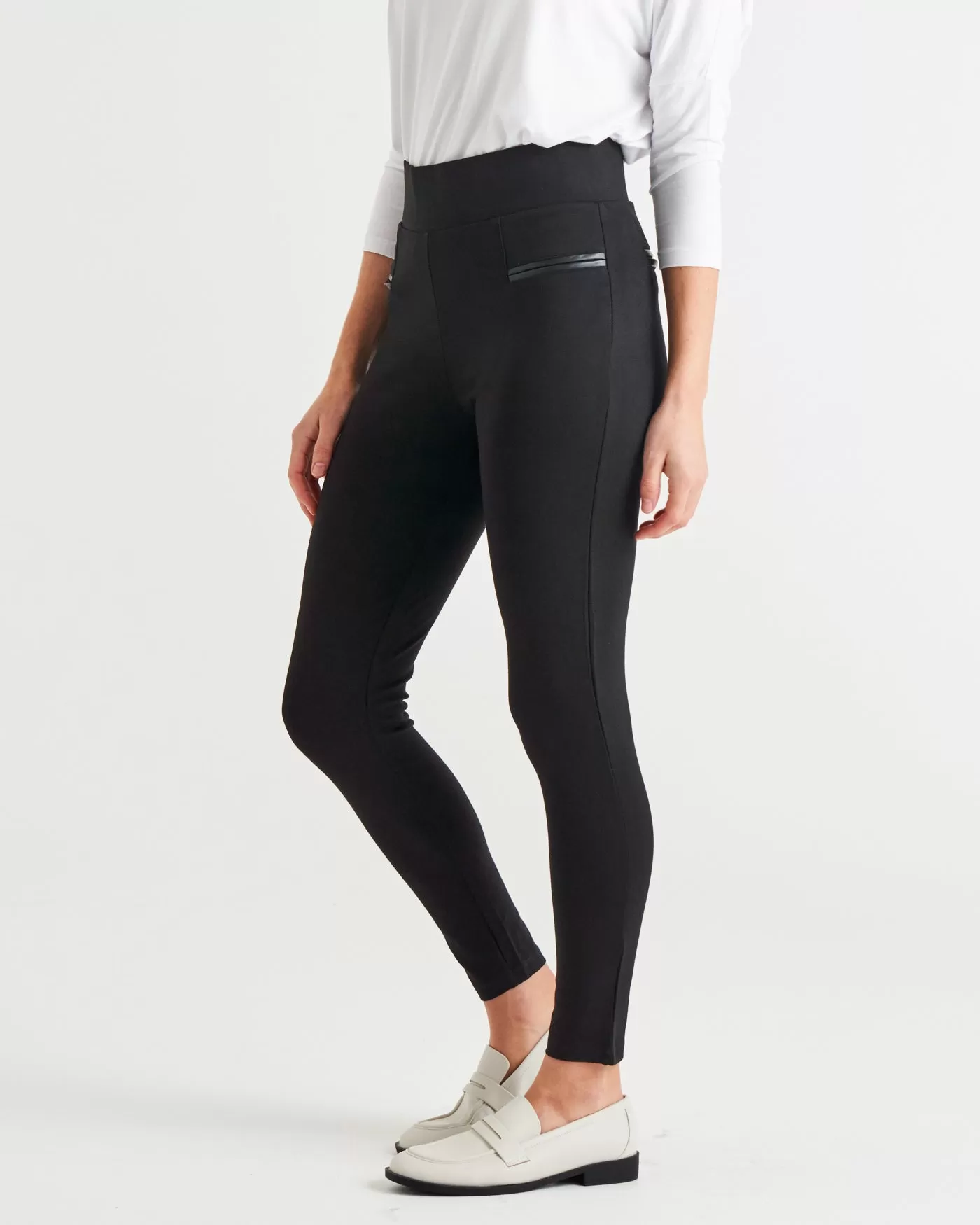 Betty Basics Gwen Ponte Legging - Black