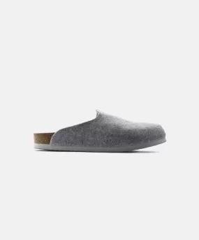 Birkenstock Amsterdam Felt Light Grey Clogs