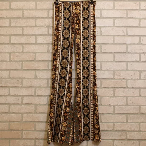 Black Brown Palazzo Pants