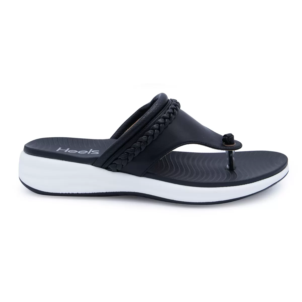 Black Casual Chappal 070218