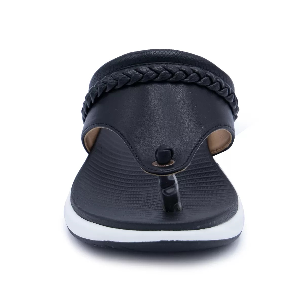 Black Casual Chappal 070218