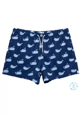 Blue Whale Swim Trunks