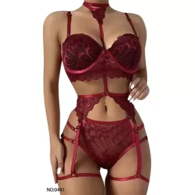 Bras Sets Sexy Lingerie Bra For Women Lace See Through Erotic And Panty Exotic Babydolls Dress