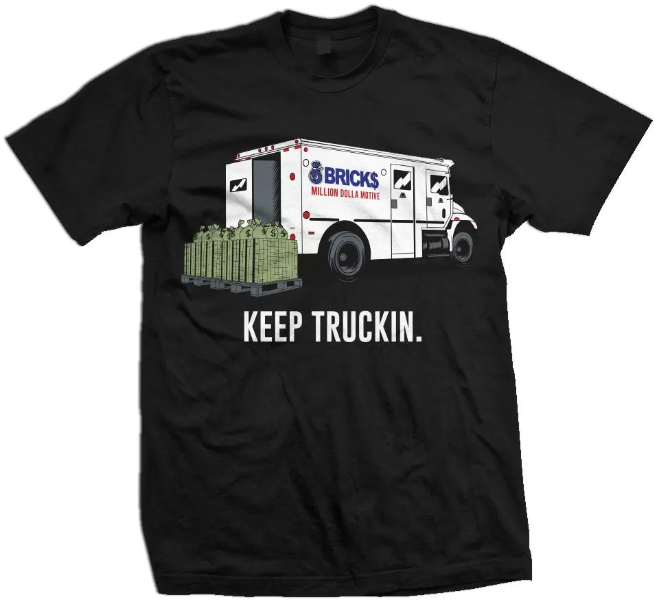 Bricks Truck - Black T-Shirt