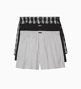 Calvin Klein Classic Cotton Woven Boxer - 3 Pack