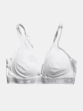 Calvin Klein Modern Structure Tri Bra - Classic White