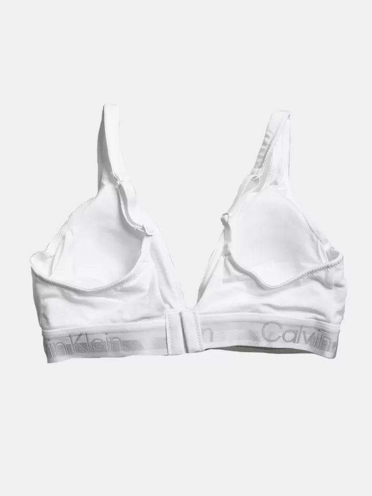 Calvin Klein Modern Structure Tri Bra - Classic White