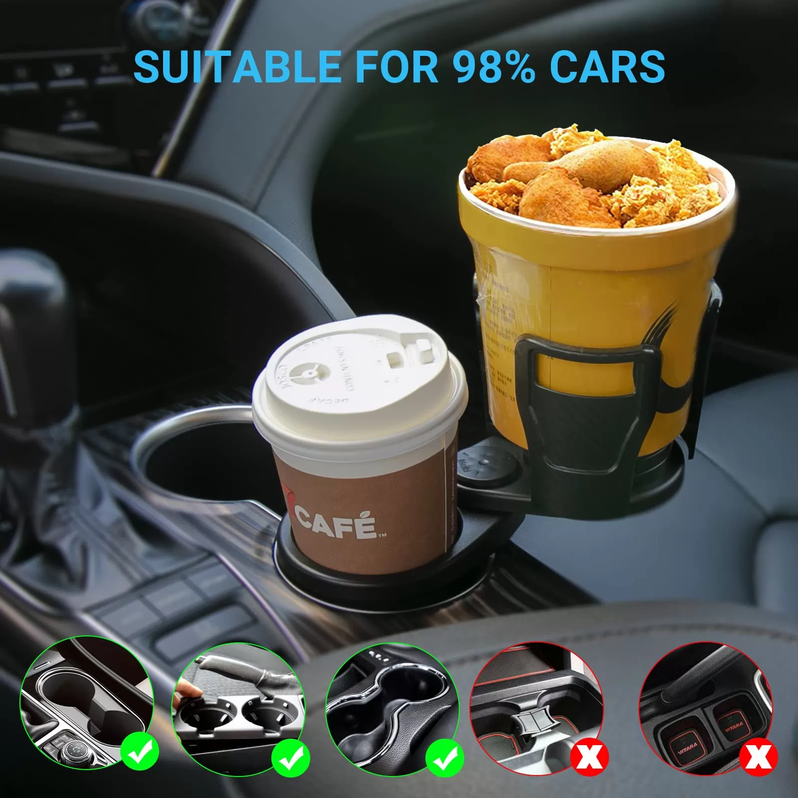 Car Drinking Bottle Holder Storage Organizer