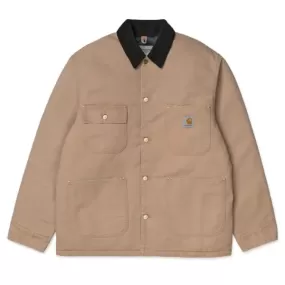 Carhartt WIP OG Chore Coat Dusty H Brown / Black Aged Canvas