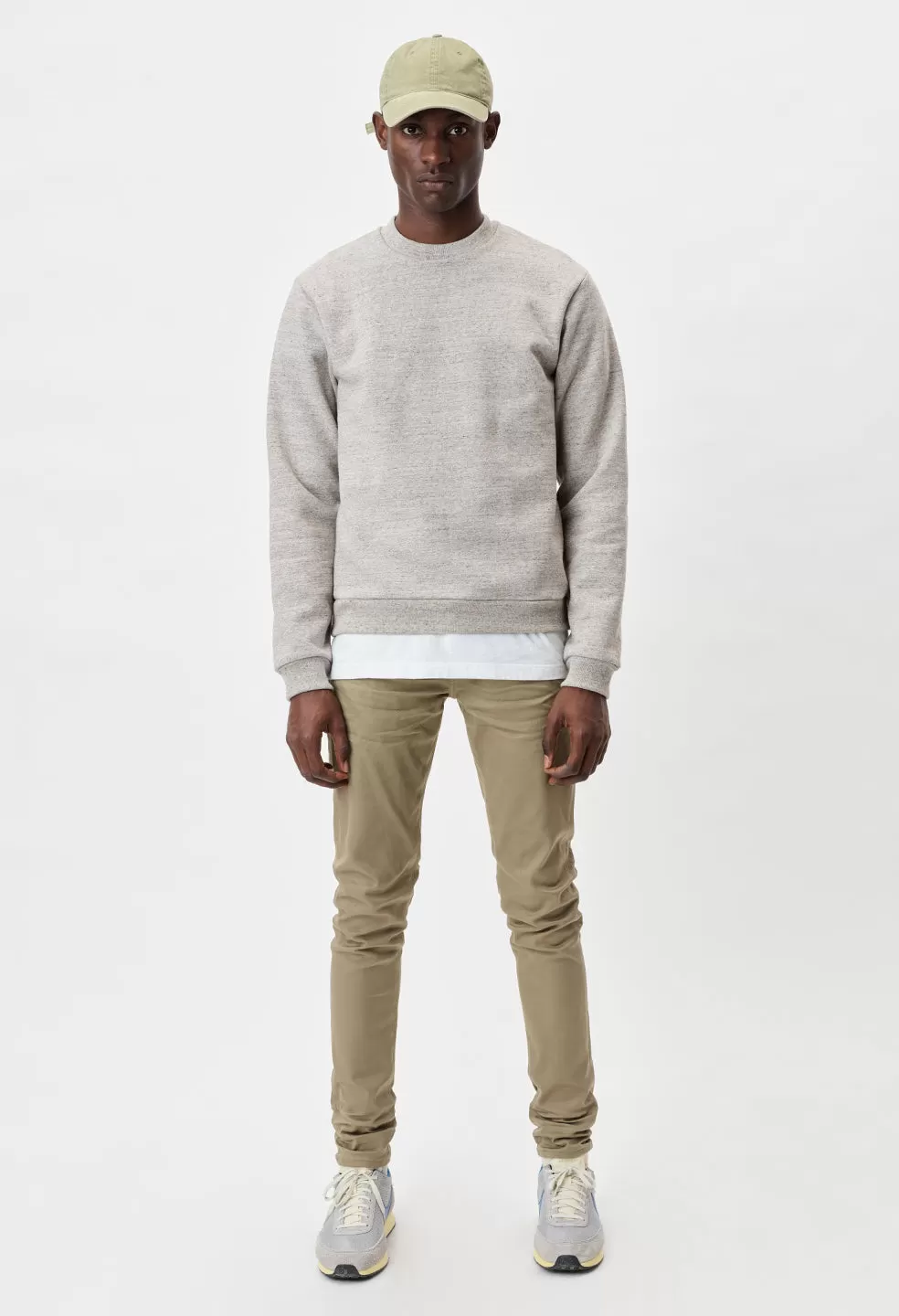 Cashmere Fleece Beach Crew / Heather Oatmeal