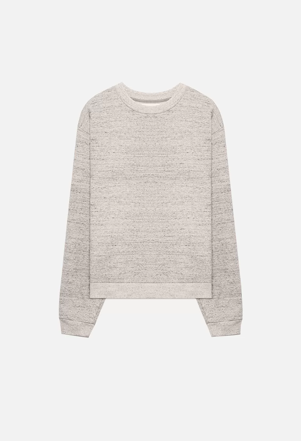 Cashmere Fleece Beach Crew / Heather Oatmeal