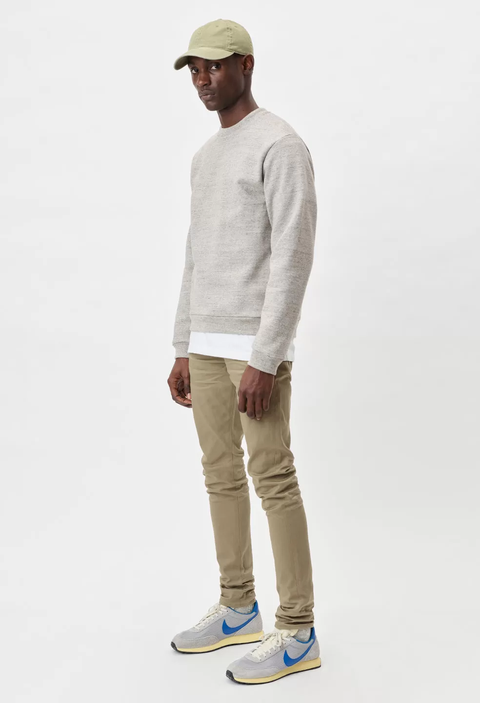 Cashmere Fleece Beach Crew / Heather Oatmeal