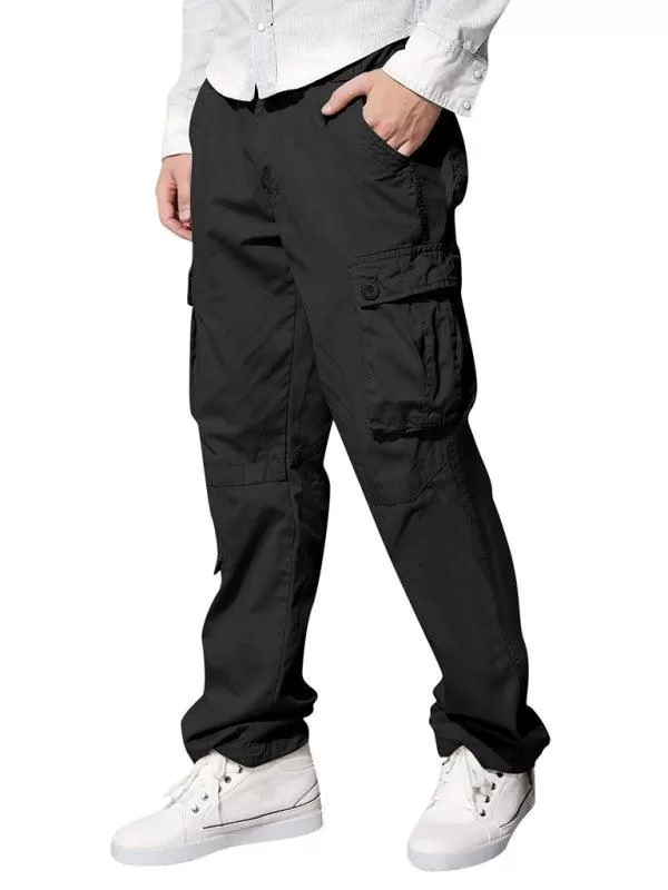 Casual Straight Loose Men Cargo Pants