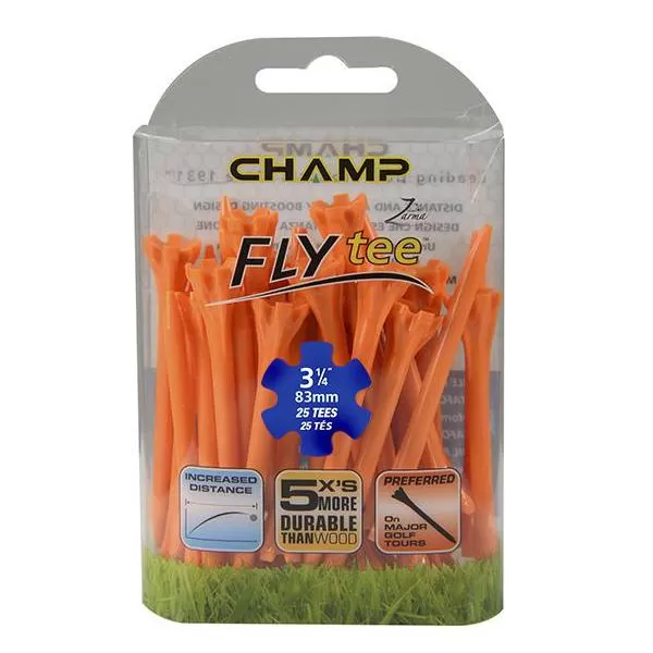 Champ Fly Tees 3.25 Plastic Golf Tees