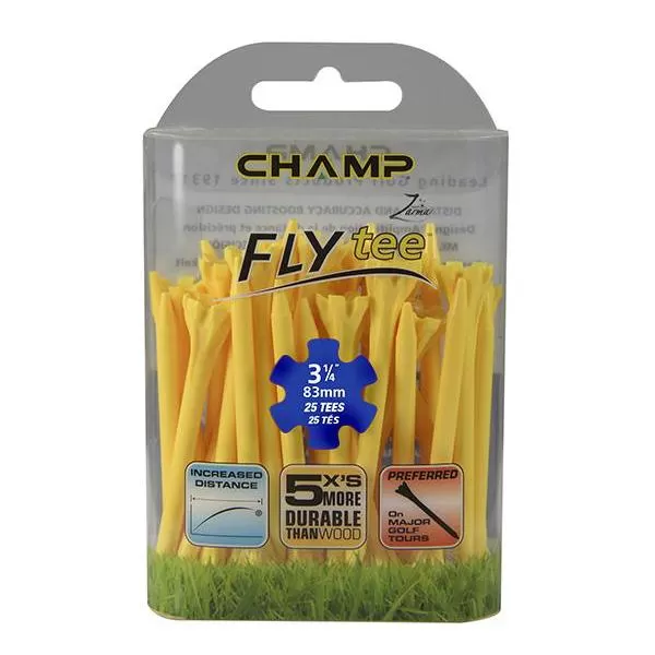 Champ Fly Tees 3.25 Plastic Golf Tees