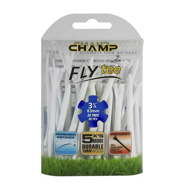 Champ Fly Tees 3.25 Plastic Golf Tees