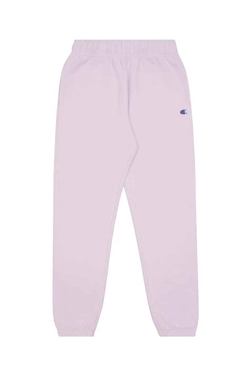 CHAMPION JUNIOR ROCHESTER BASE PINK TRACKPANTS