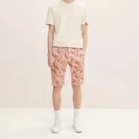 Chino Short (Rust/White)