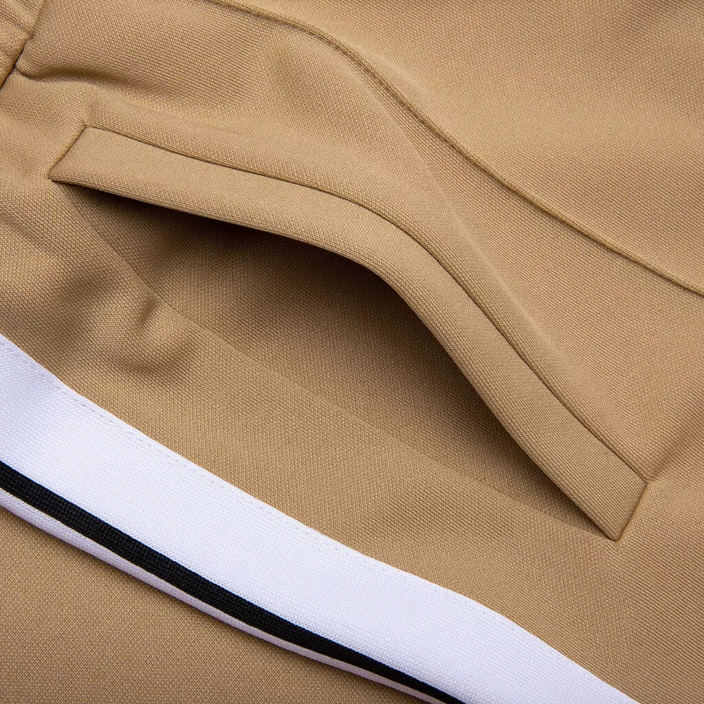 Classic Track Pants - Beige/White