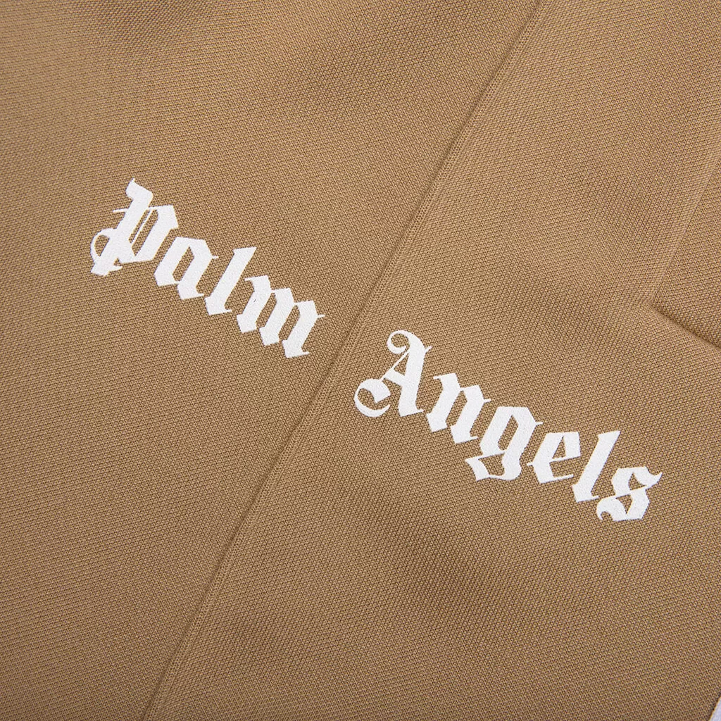 Classic Track Pants - Beige/White