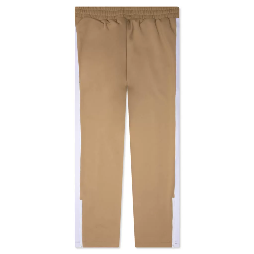 Classic Track Pants - Beige/White