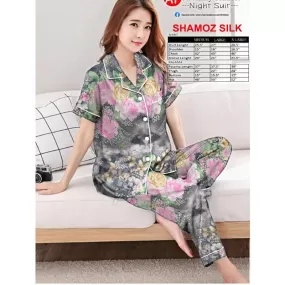 Comfortable Ladies Nightwear Shirt Pajamas| Two-Piece Dress