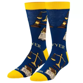 Cool Socks Lawyer Crew Socks