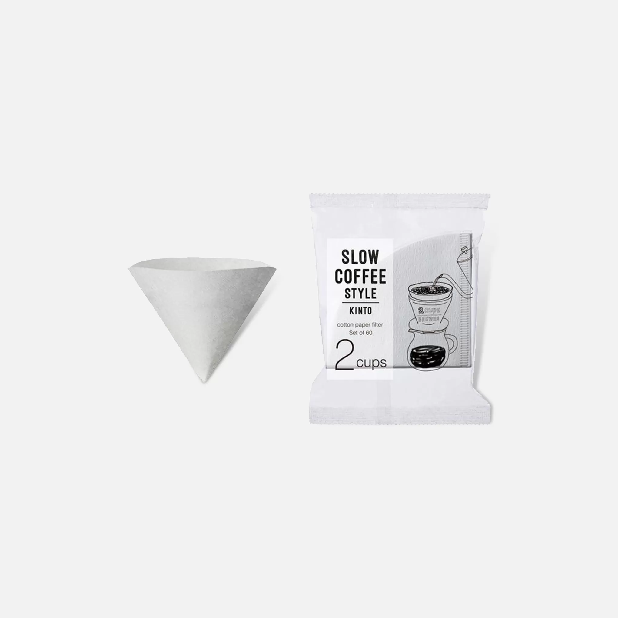 Cotton Paper Filter - 2 Cups