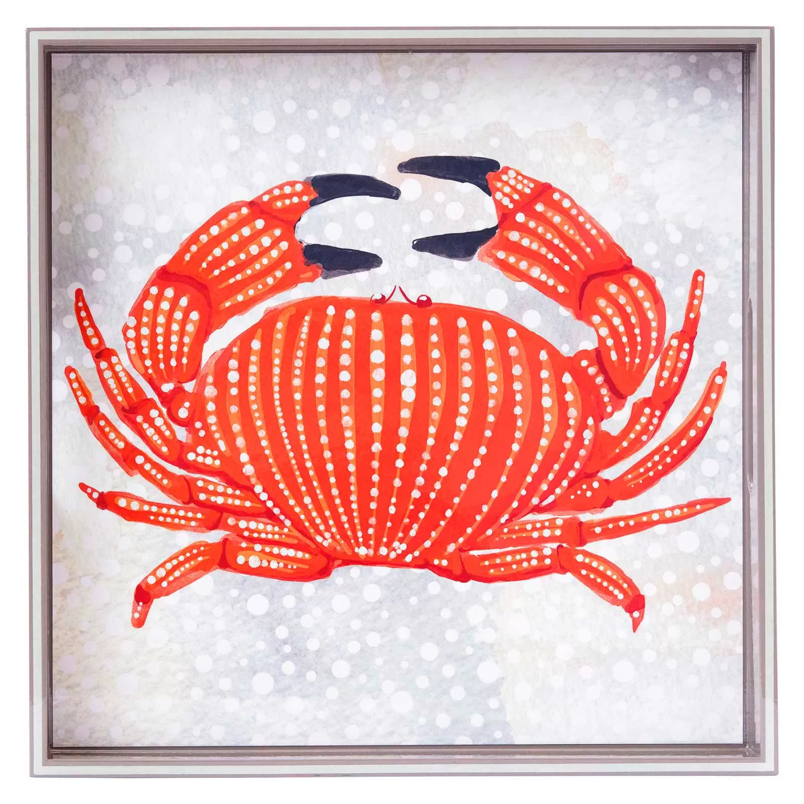 Crab 15 Inch Square Tray