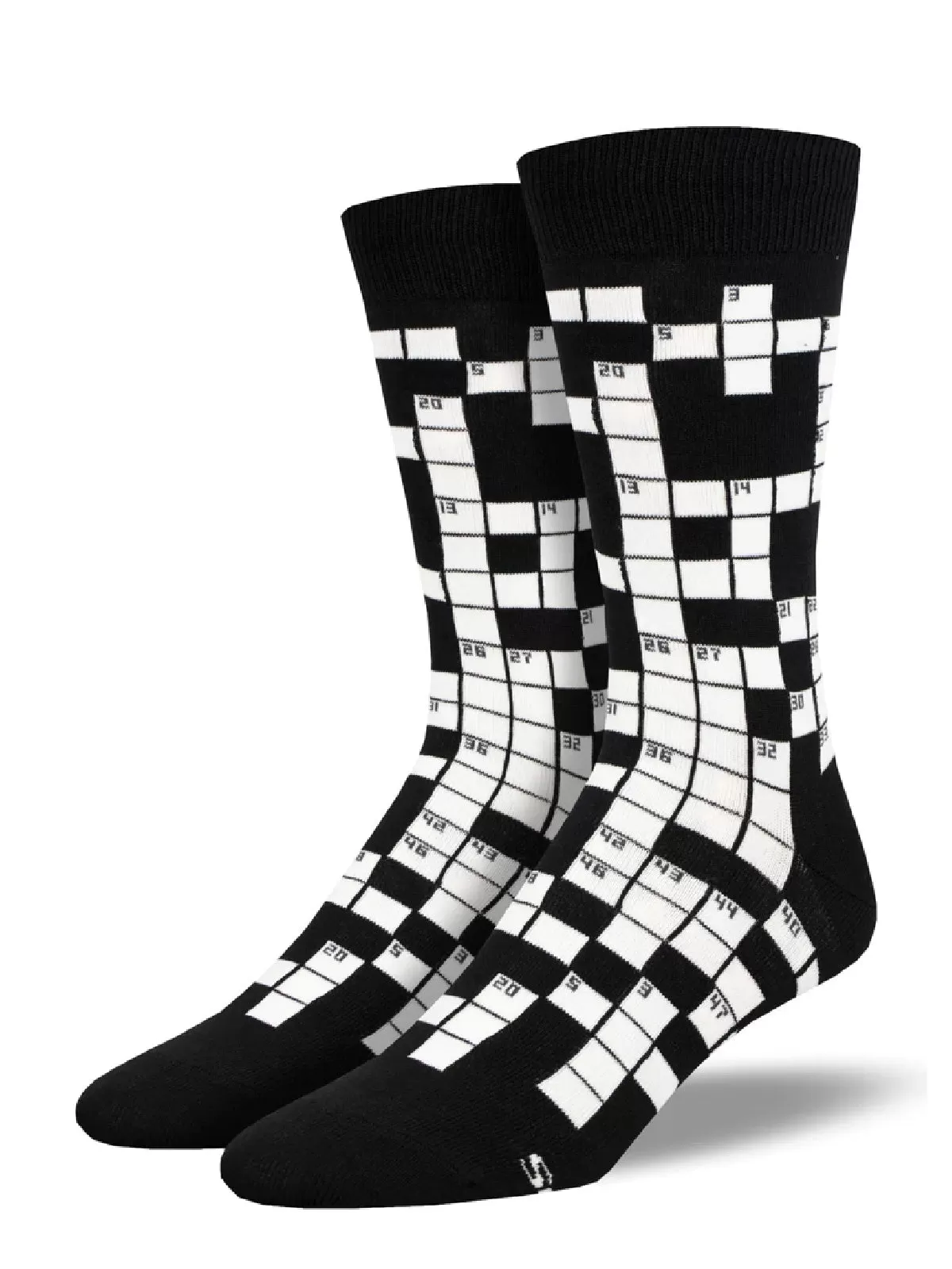 Crossword Puzzle Men's Socks