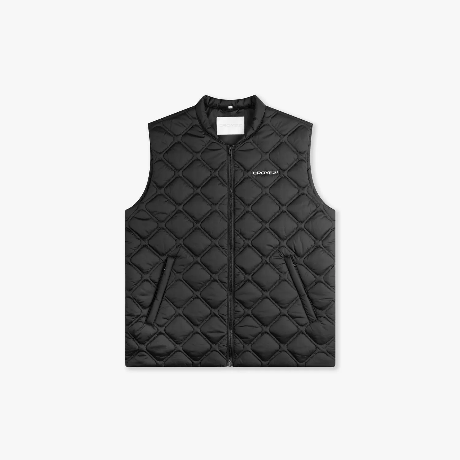 CROYEZ QUILTED VEST - VINTAGE BLACK