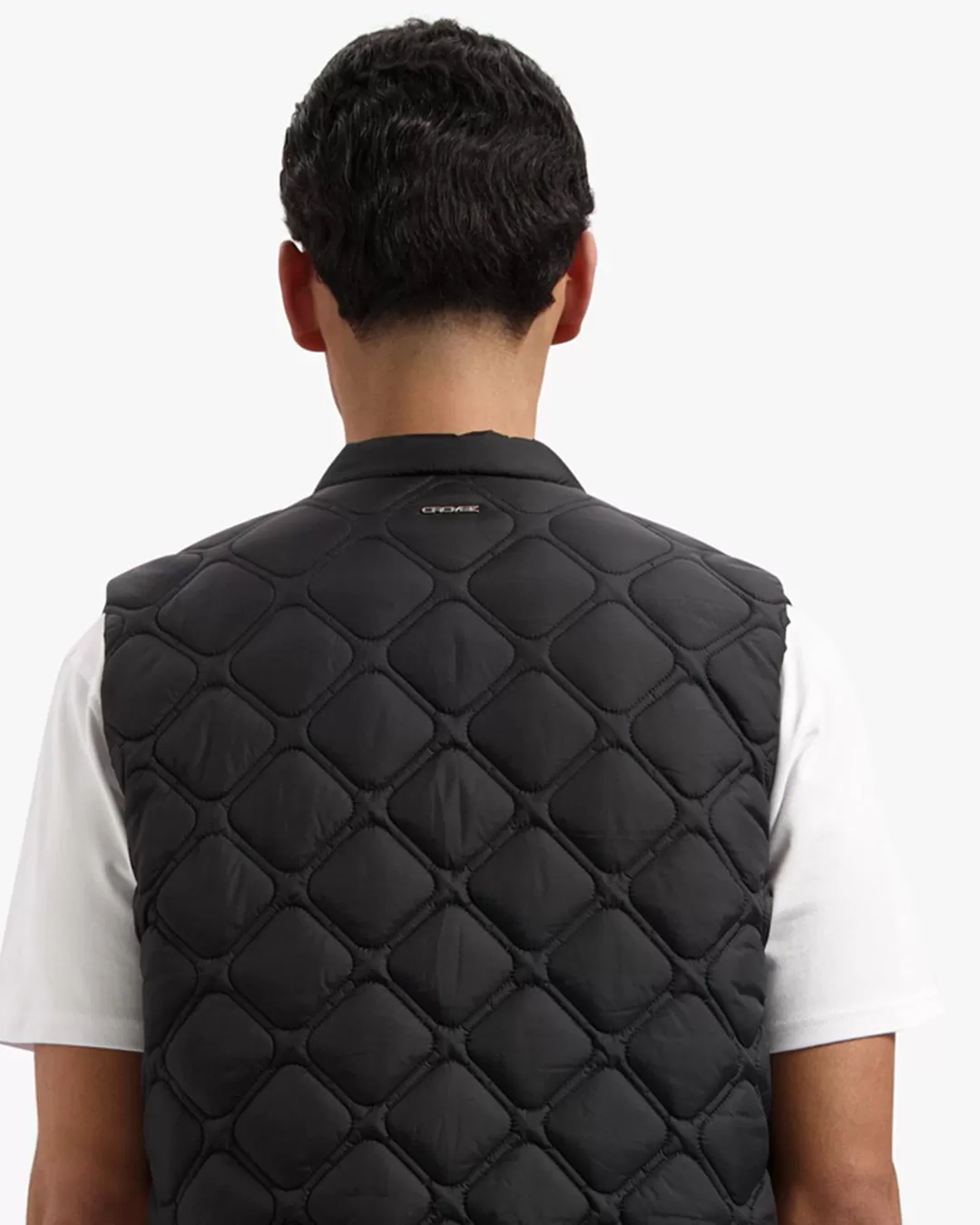 CROYEZ QUILTED VEST - VINTAGE BLACK