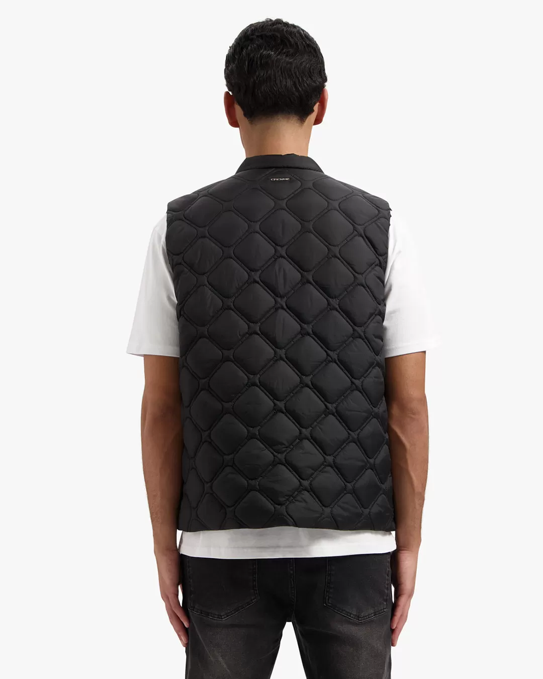 CROYEZ QUILTED VEST - VINTAGE BLACK