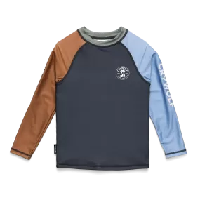 Cry Wolf Rash Vest Ocean Grey Combo