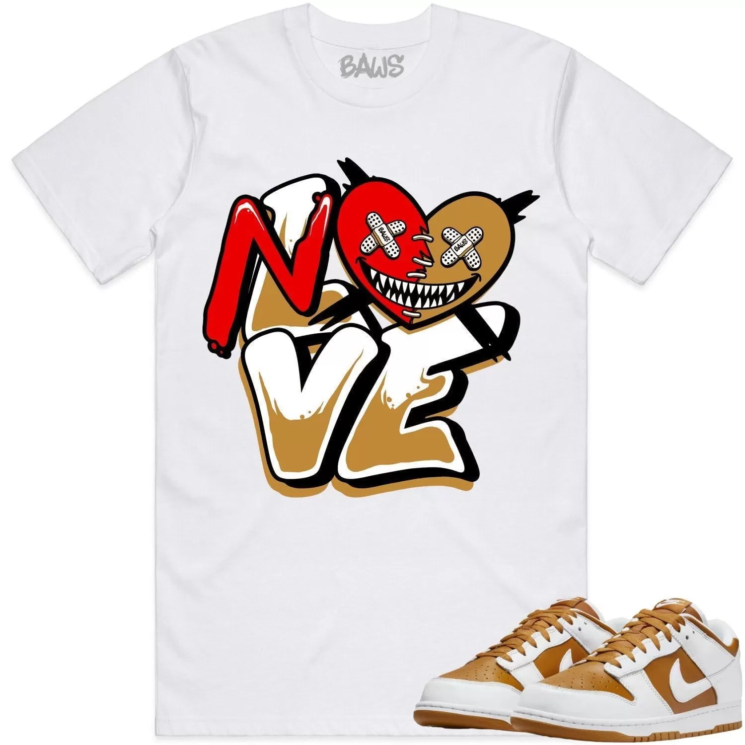 Curry Dunks Shirt to Match - WHEAT NO LOVE BAWS