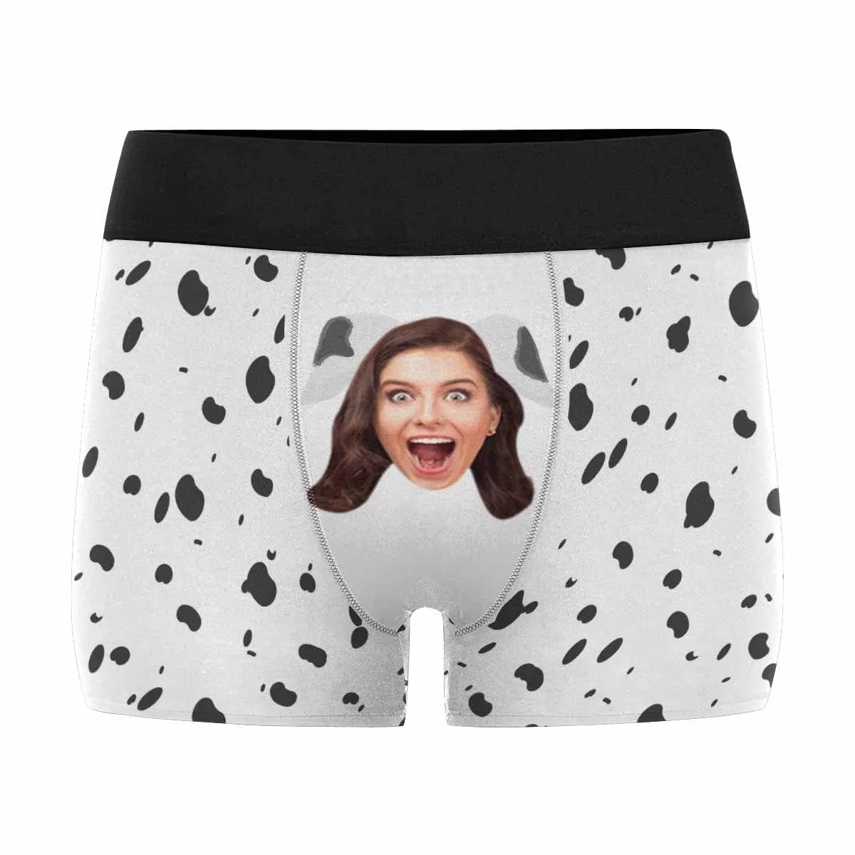 Custom Funny Animals Face Boxer Briefs Personalized Gift For Husband Or Boyfriend Face Boxer Underwear