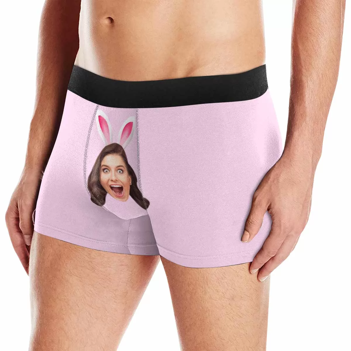 Custom Funny Animals Face Boxer Briefs Personalized Gift For Husband Or Boyfriend Face Boxer Underwear