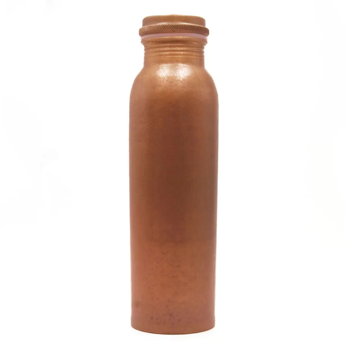 De Kulture Handamade Vintage Pure Copper Water Bottle With Cap, 2.75 x 10 Inches (DH)