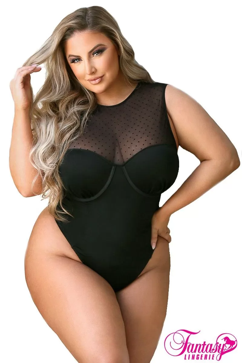 Dot Mesh Bodysuit