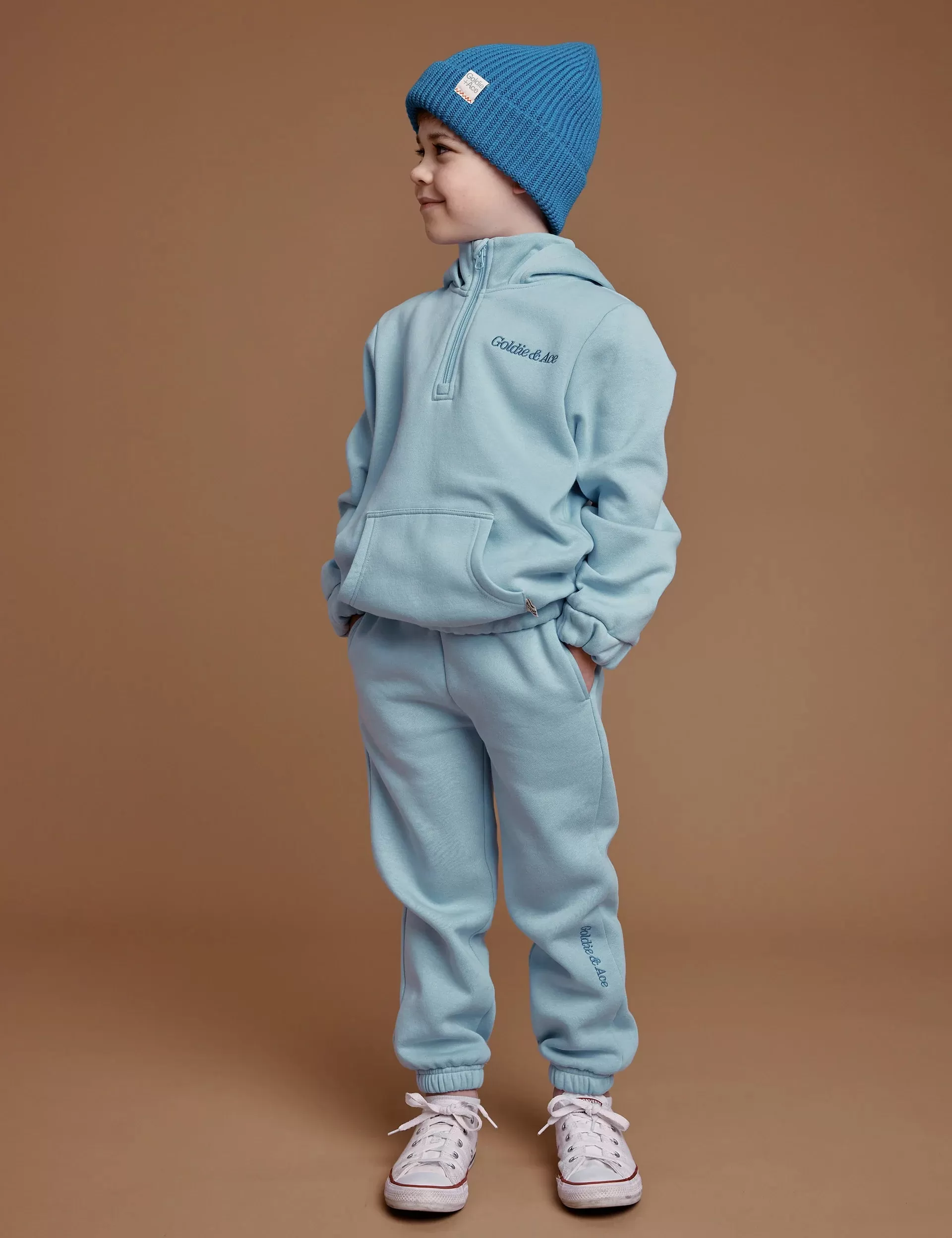 Dylan Hooded Sweater - Sky