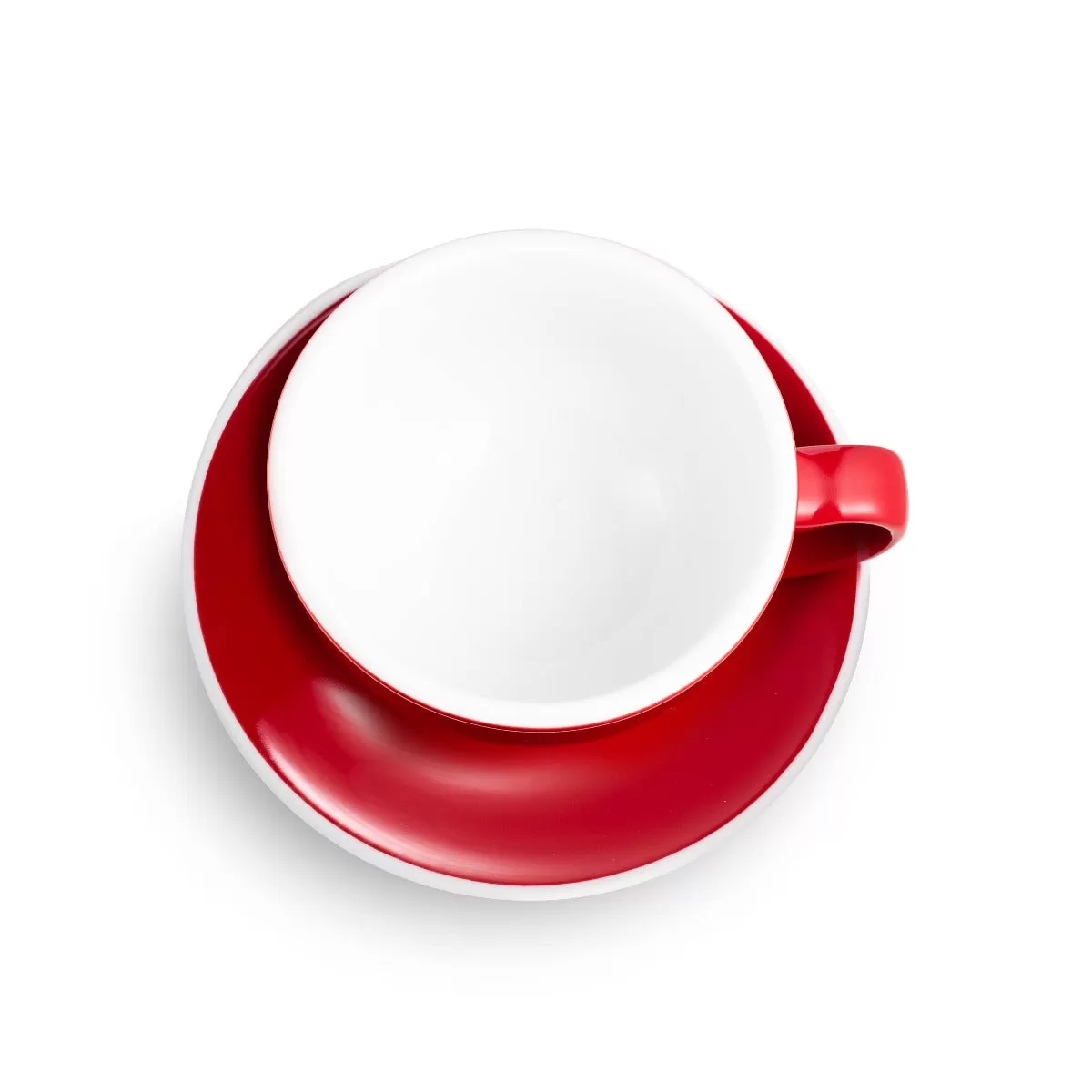 Egg Style Cappuccino Cup & Saucer (6.7oz/200ml) - Set of 2