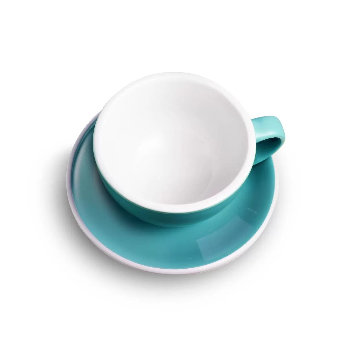 Egg Style Cappuccino Cup & Saucer (6.7oz/200ml) - Set of 2